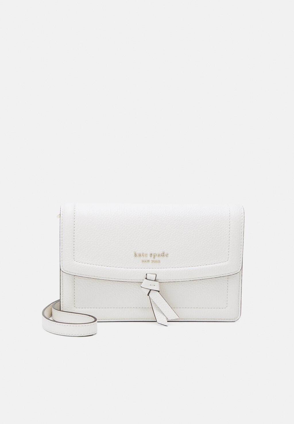 

Сумка на плечо KNOTT PEBBLED FLAP CROSSBODY kate spade new york, кремовый