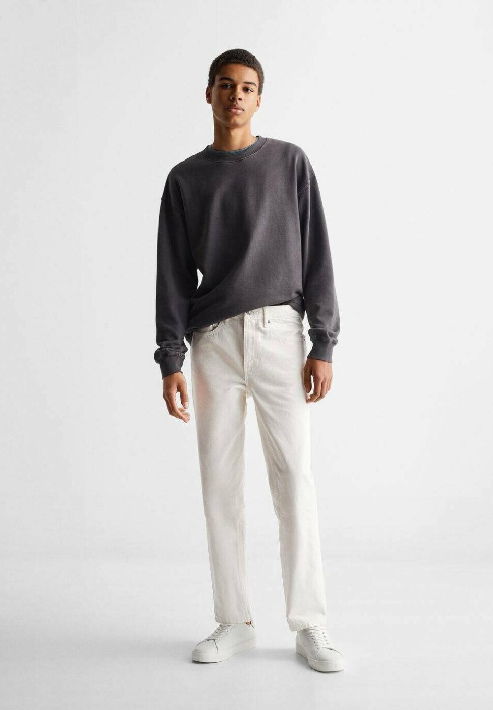 

Джинсы Slim Fit SERGIO Mango Kids, цвет blanc cassé