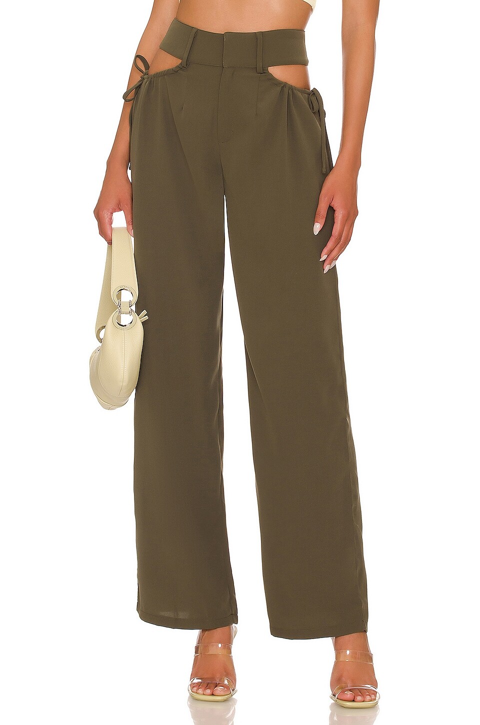 

Брюки superdown Benny Cut Out, зеленый