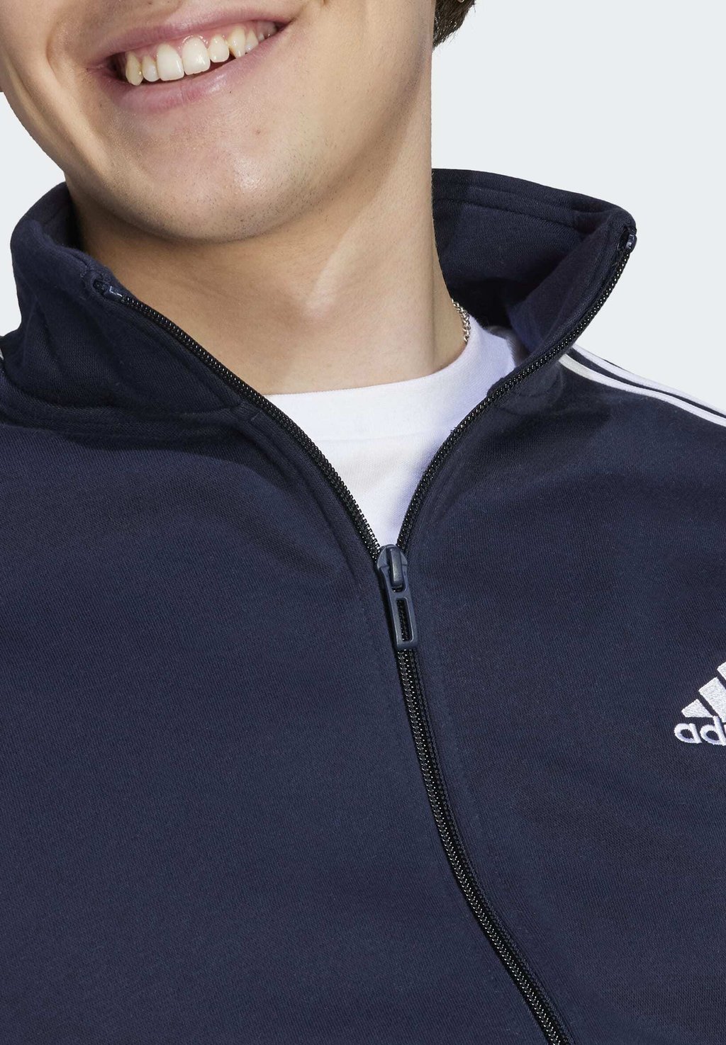 Adidas Slim Fit Cotton Fleece Tracksuit