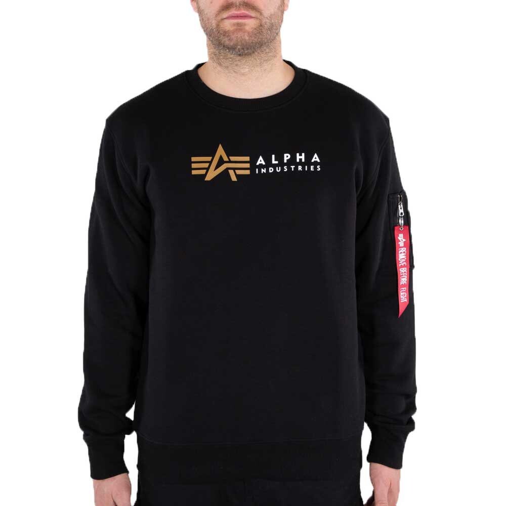 

Толстовка Alpha Industries Label, черный