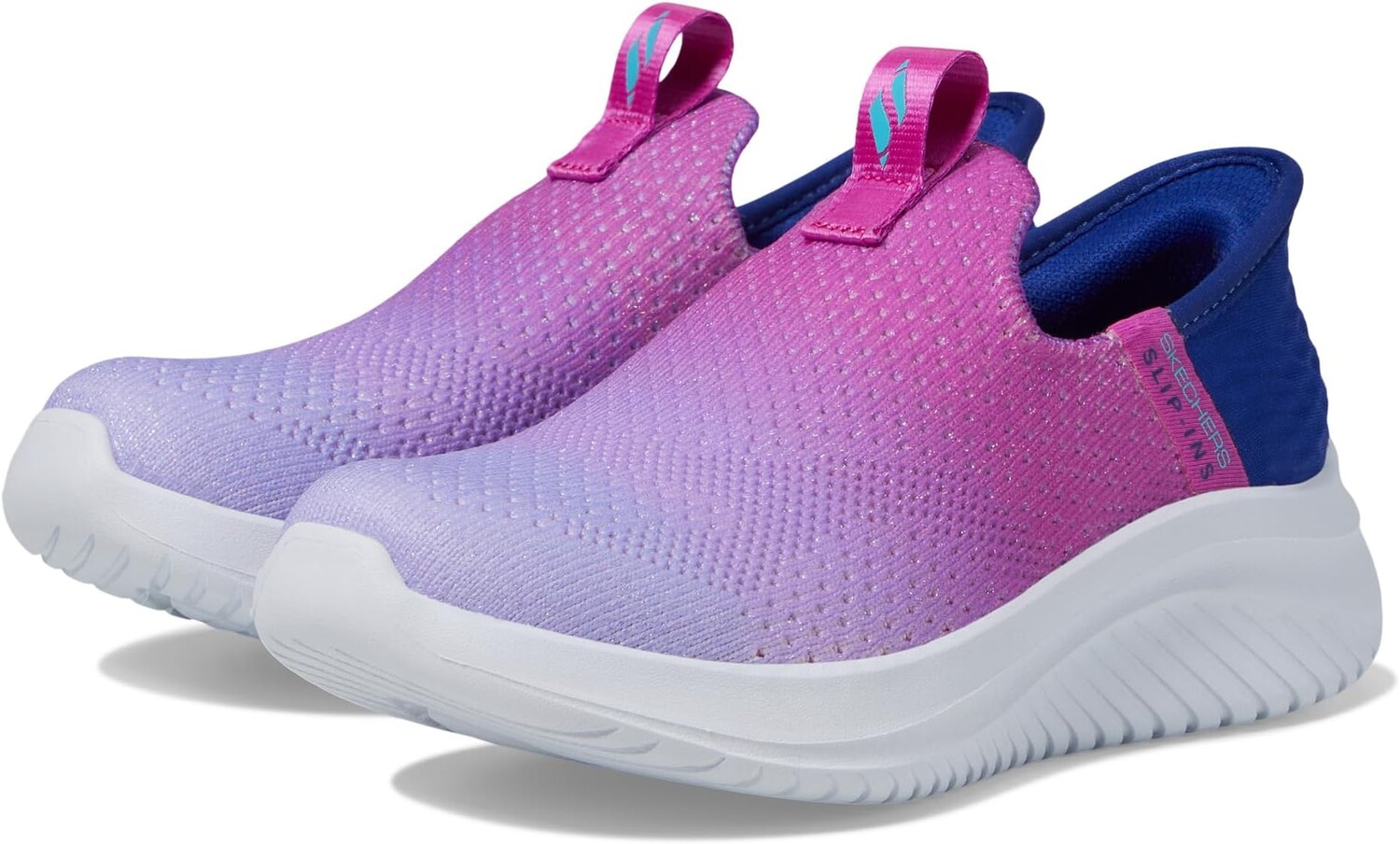 

Кроссовки SKECHERS KIDS Ultra Flex 3.0 Stretch Knit, цвет Navy/Purple