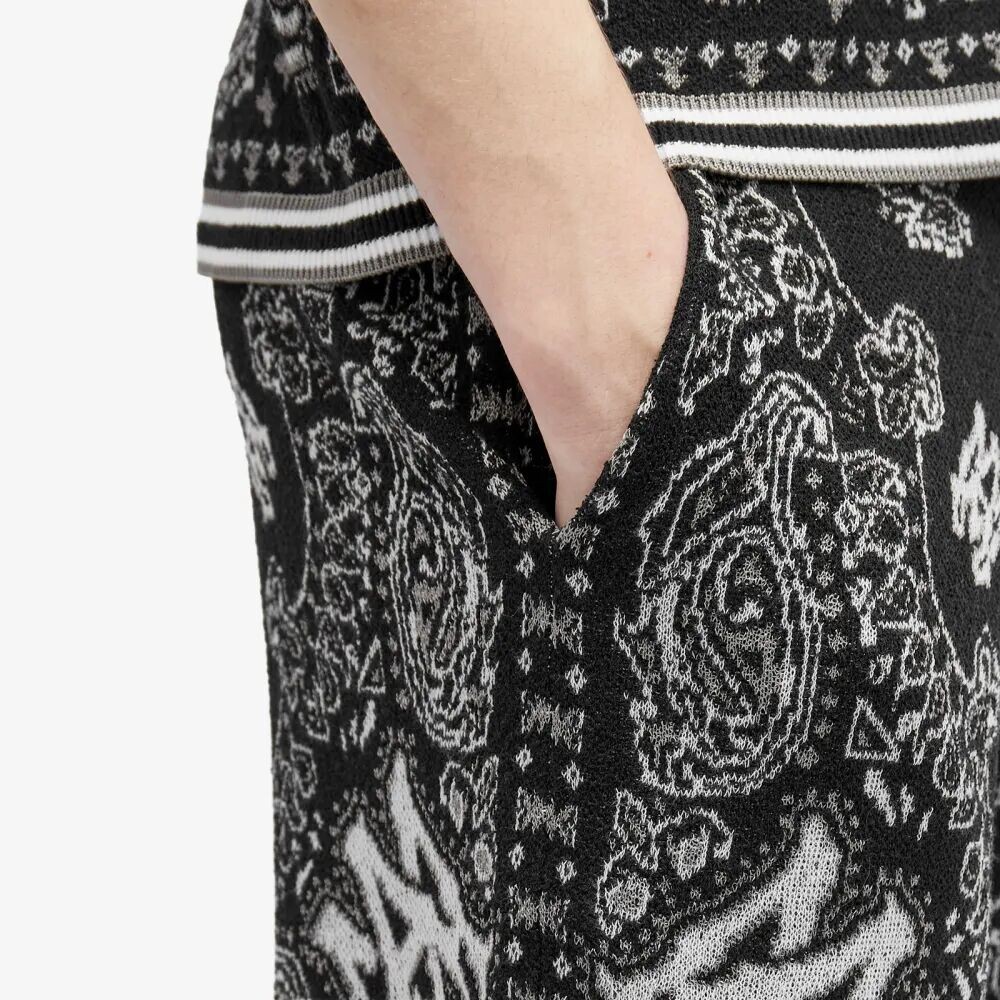 

Amiri Бандана трикотажные шорты, черный