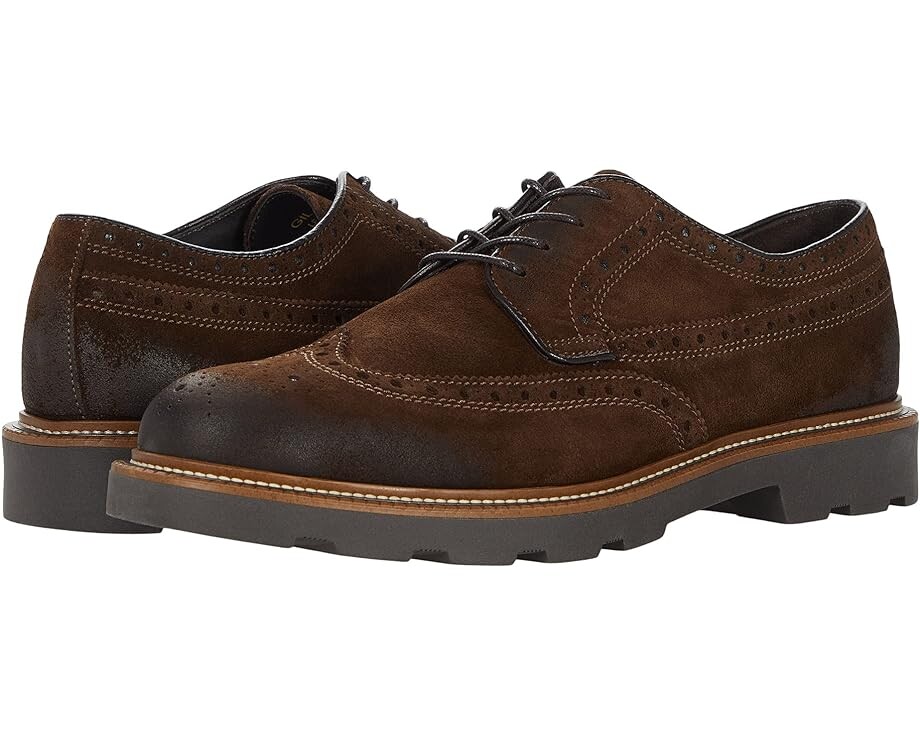 

Оксфорды Bruno Magli Gil, цвет Dark Brown Suede