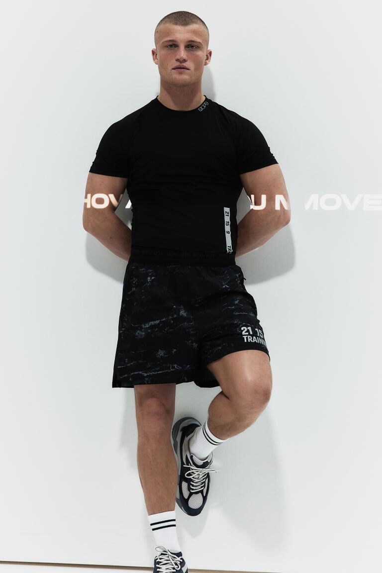 Спортивные шорты Drymove H&M, черный