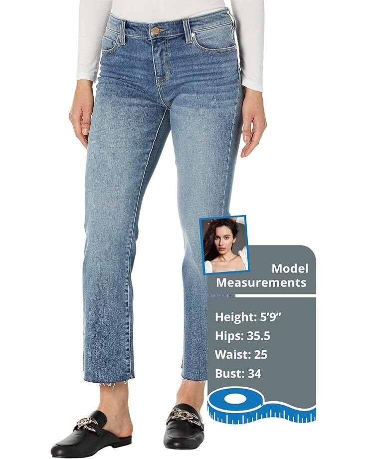 

Джинсы Liverpool Los Angeles Hannah Cropped Flare with Cut Hem in Fallbrook, цвет Fallbrook