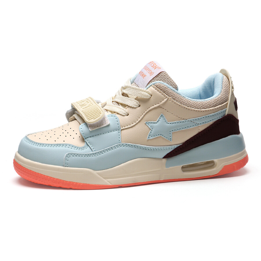 

Кроссовки STUR YSN Skateboarding Shoes Women's Low-top, белый/синий/желтый