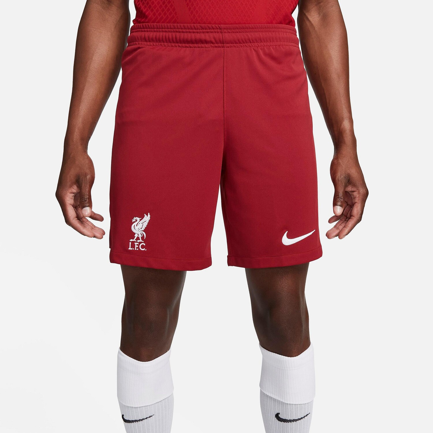 

Мужские домашние футбольные шорты Nike Liverpool FC Dri-FIT Stadium, красный