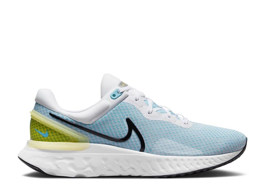 

Кроссовки Nike React Miler 3, цвет White Chlorine Blue