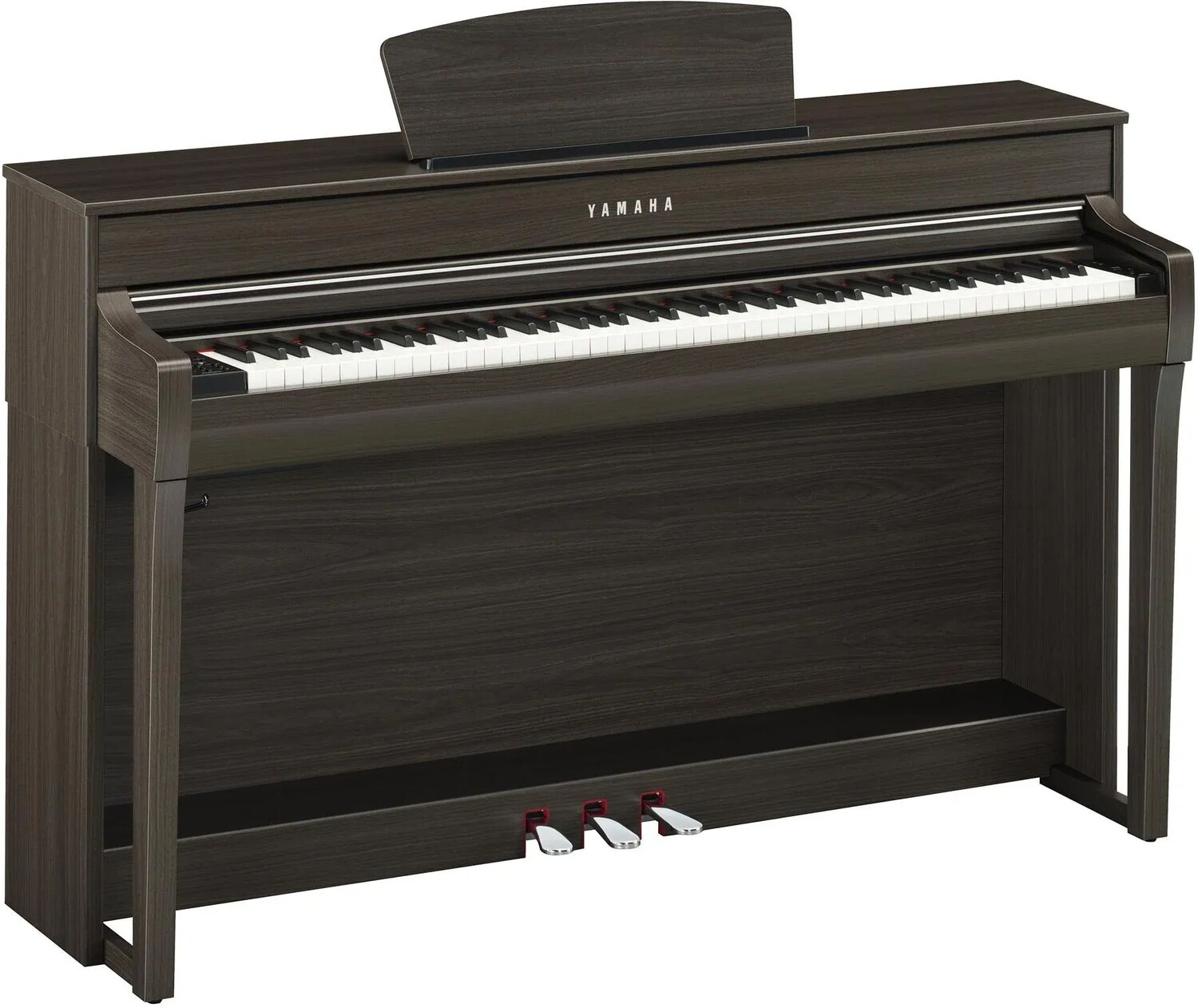 

Цифровое пианино Yamaha Clavinova CLP-735 со скамейкой — отделка темный орех