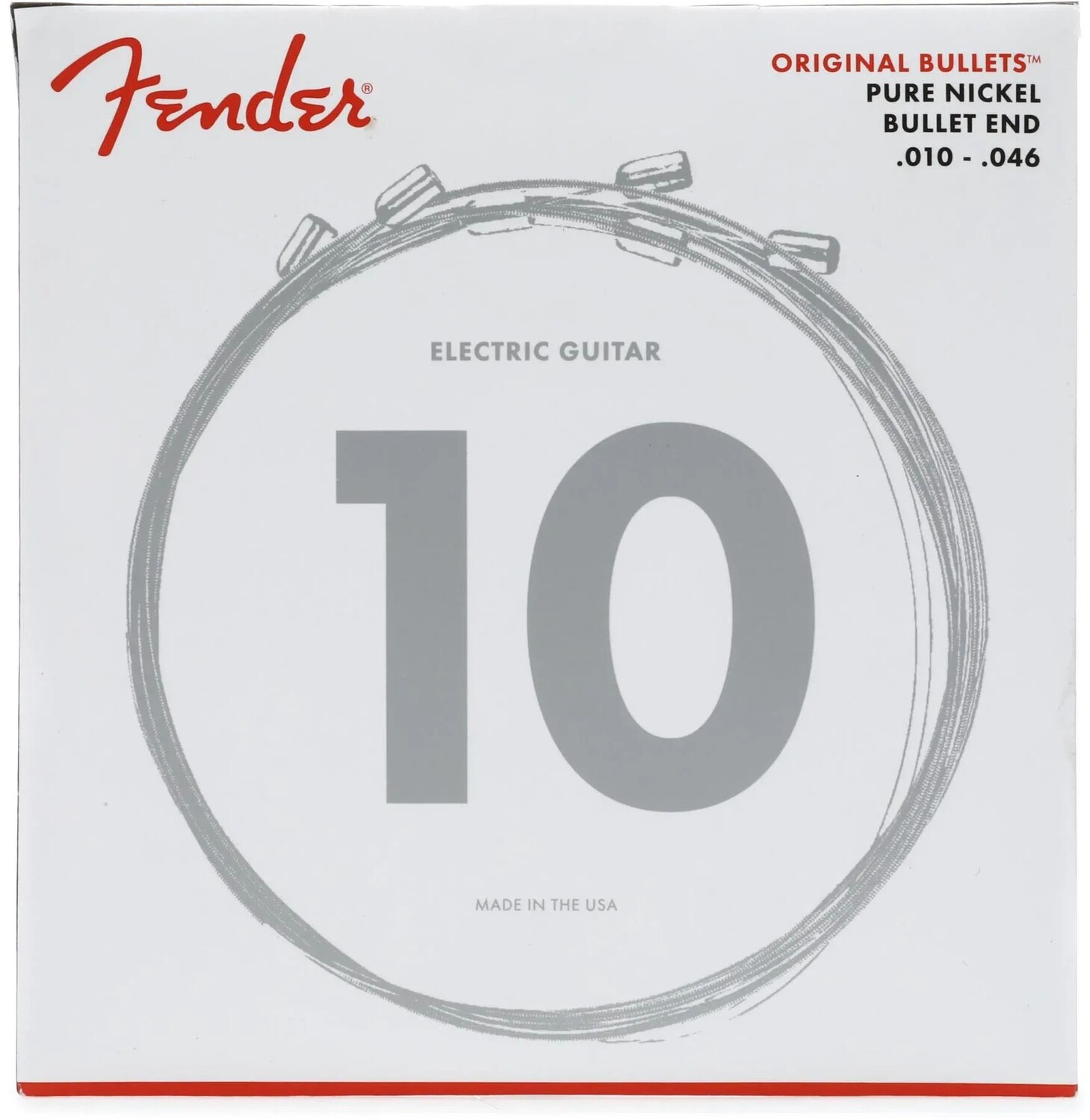 

Электрические струны Fender 3150R Original Bullets из чистого никеля — .010-.046 стандартные