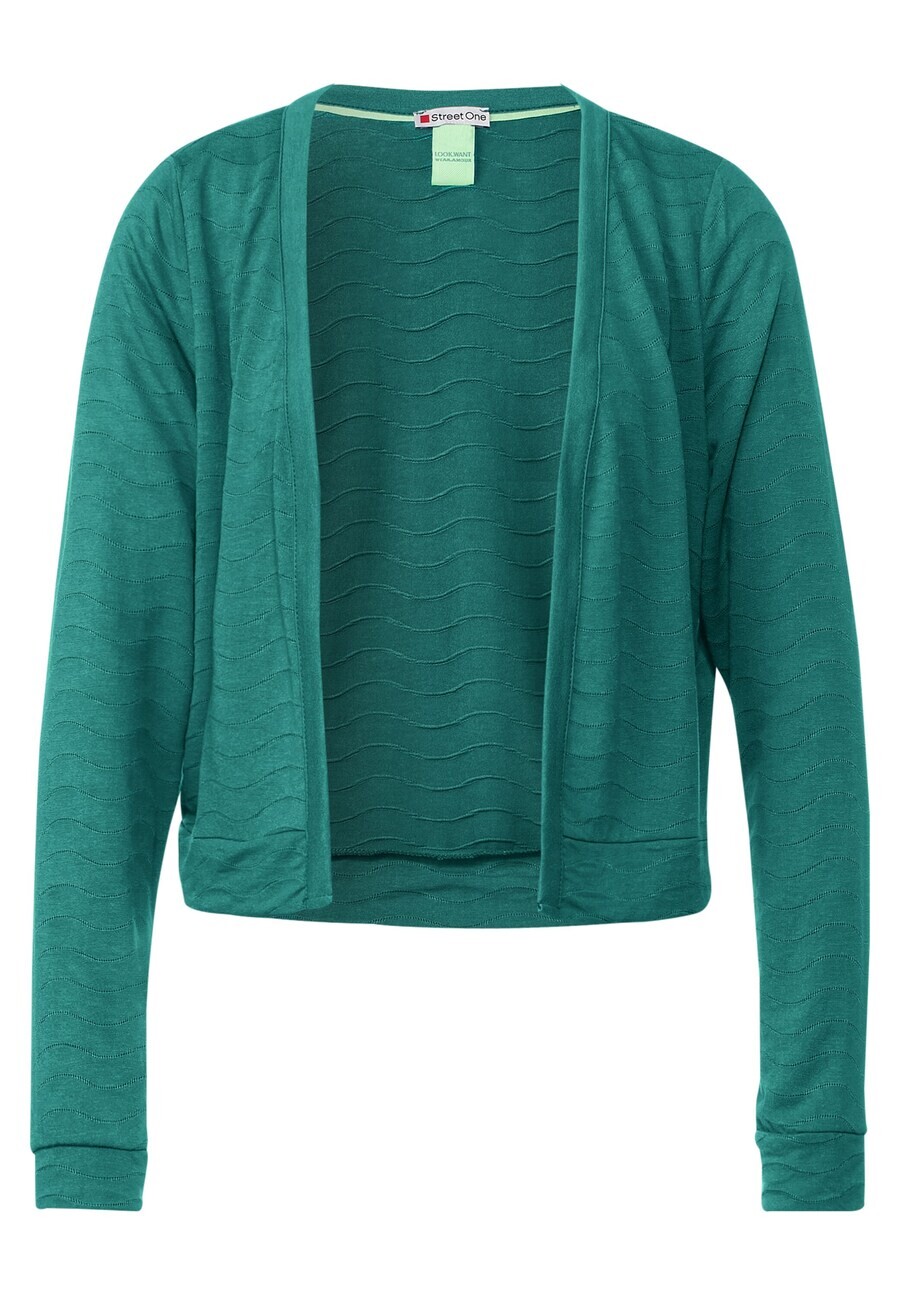 

Вязаный кардиган Street One, цвет Emerald/Dark Green