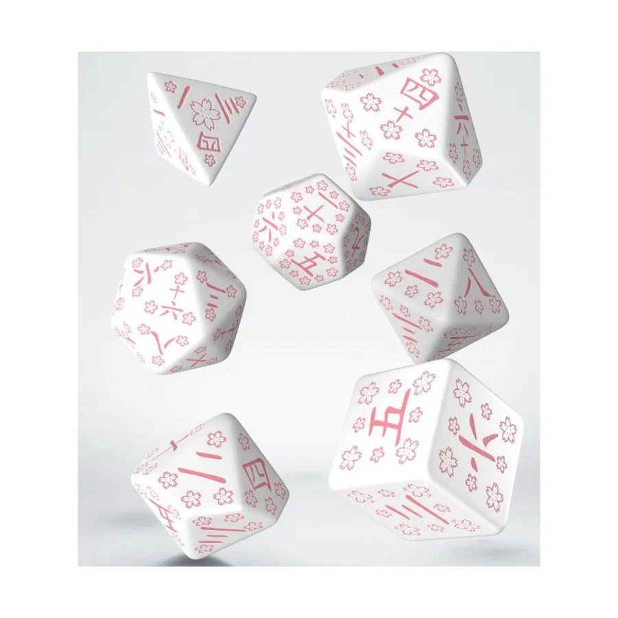 

Японский поли-набор «Вишневый цвет» (7), Japanese Dice