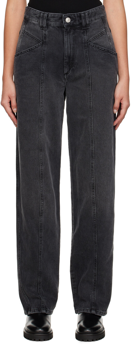 Черные джинсы Vetan Faded Isabel Marant