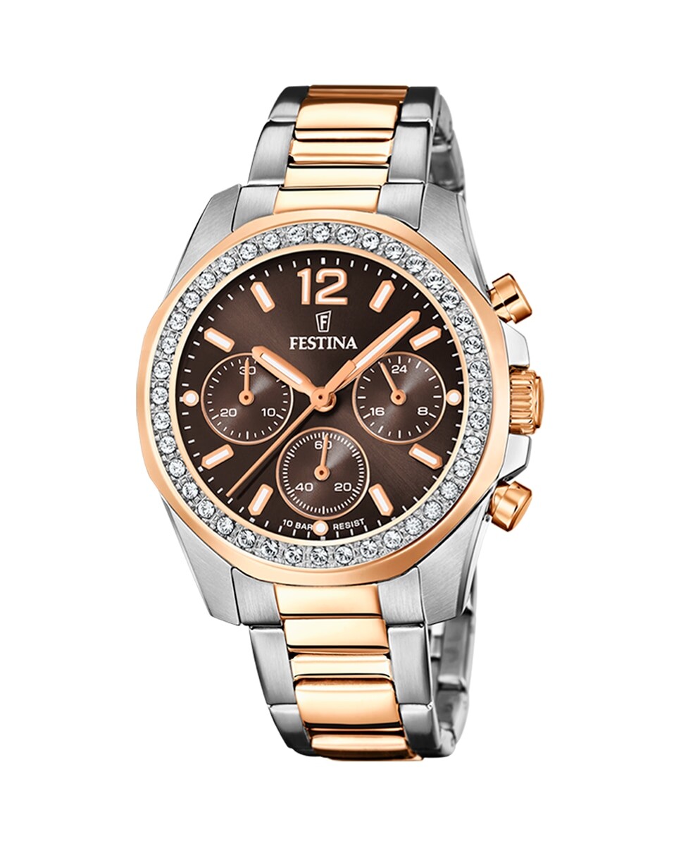 

F20608/1 Женские часы Boyfriend из серебряной стали Festina, серебро