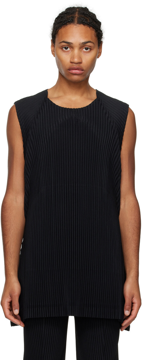 

Черная майка Monthly Color October HOMME PLISSe ISSEY MIYAKE