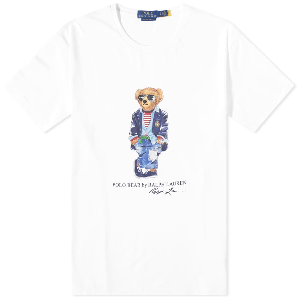 

Футболка Polo Ralph Lauren Regatta Bear, белый