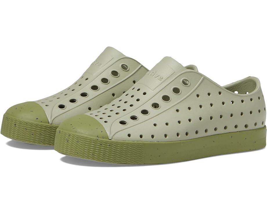 

Кроссовки Native Shoes Jefferson Bloom, цвет Elm Green/Iguana Green/Jiffy Speckles