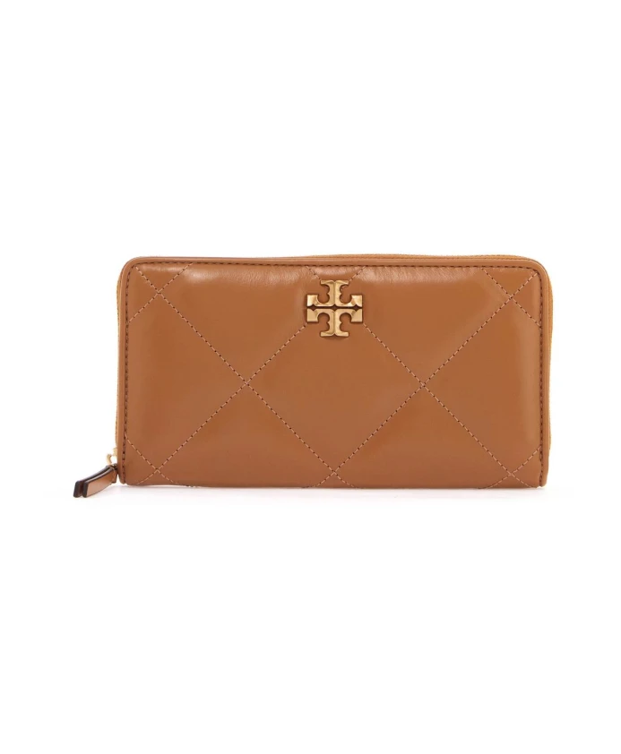 

Стеганый кошелек континентал Tory Burch, коричневый