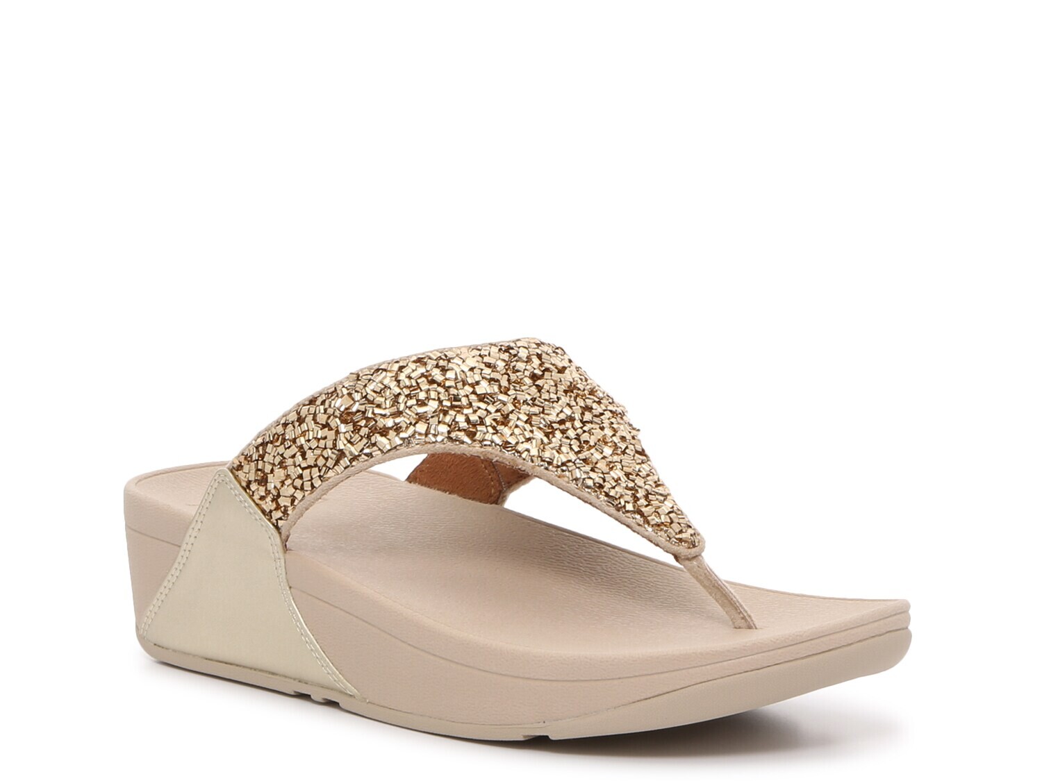 

Сандалии FitFlop Lulu Shimmer, золотой