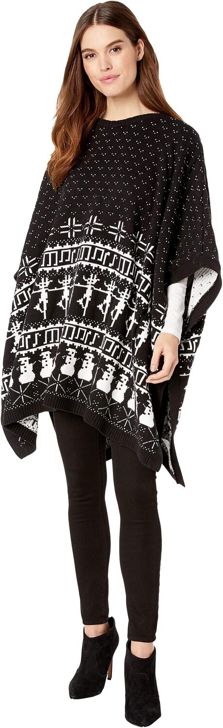 

Свитер Fair Isle Knit Cape Whoopi, черный