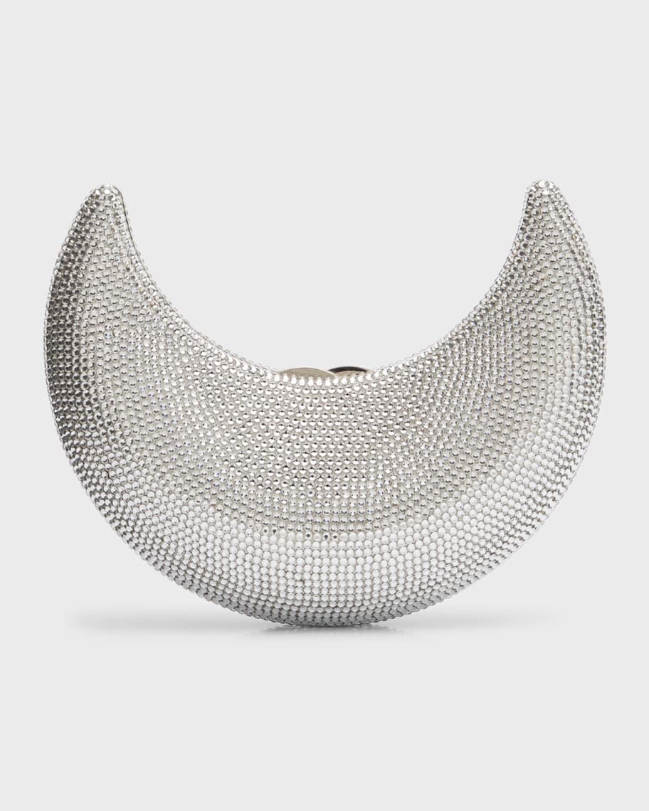 

Сумка Crescent с ручкой сверху и кристаллами Judith Leiber Couture