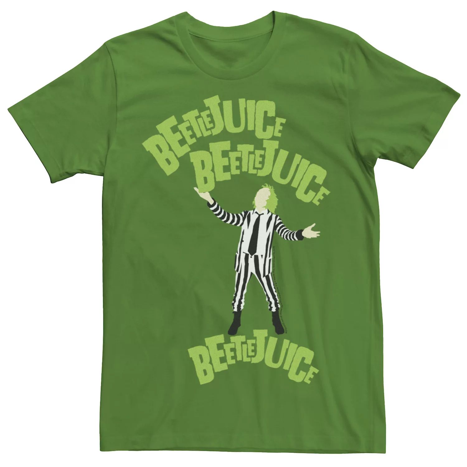 Мужская футболка Beetlejuice Chant с надписью и портретом Licensed Character фото