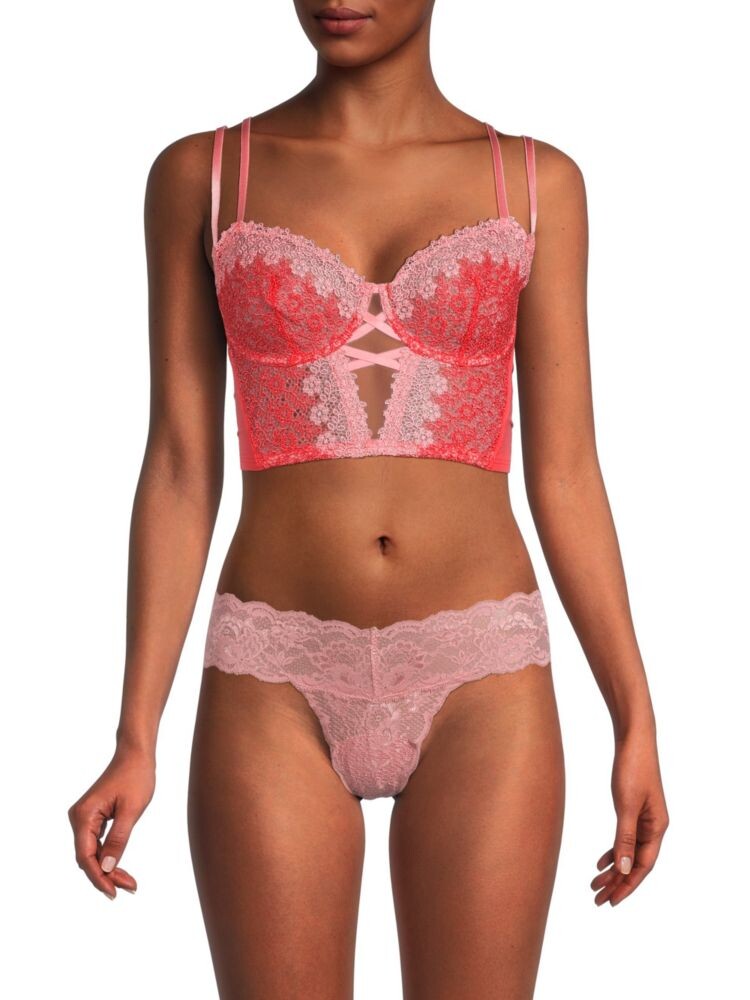 

Бюстгальтер-балконет из кружева Венето Cosabella, цвет Pink Multi