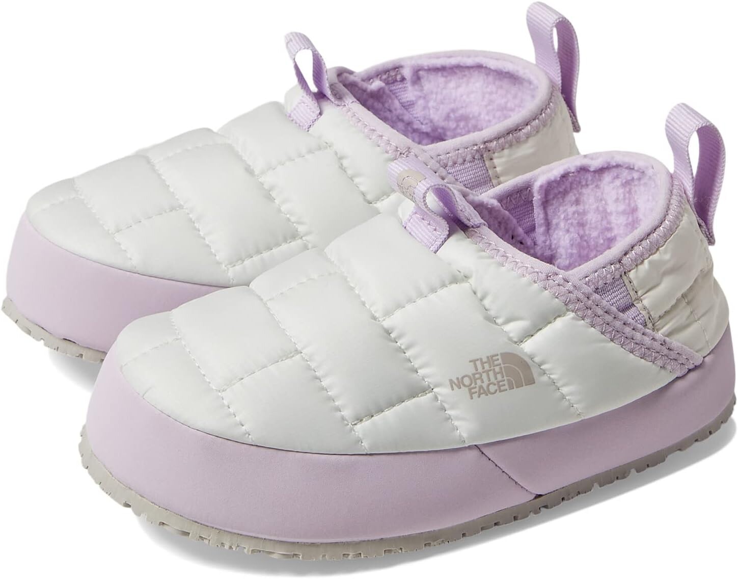 

Тапочки Thermoball Eco Traction Mule II The North Face, цвет Gardenia White/Lavender Fog