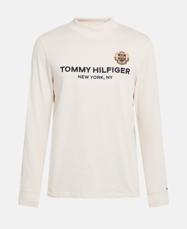 

Топ с длинными рукавами Tommy Hilfiger, миндальный