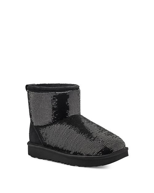 

Классические мини-сапожки с зеркальными шариками унисекс UGG, цвет Black