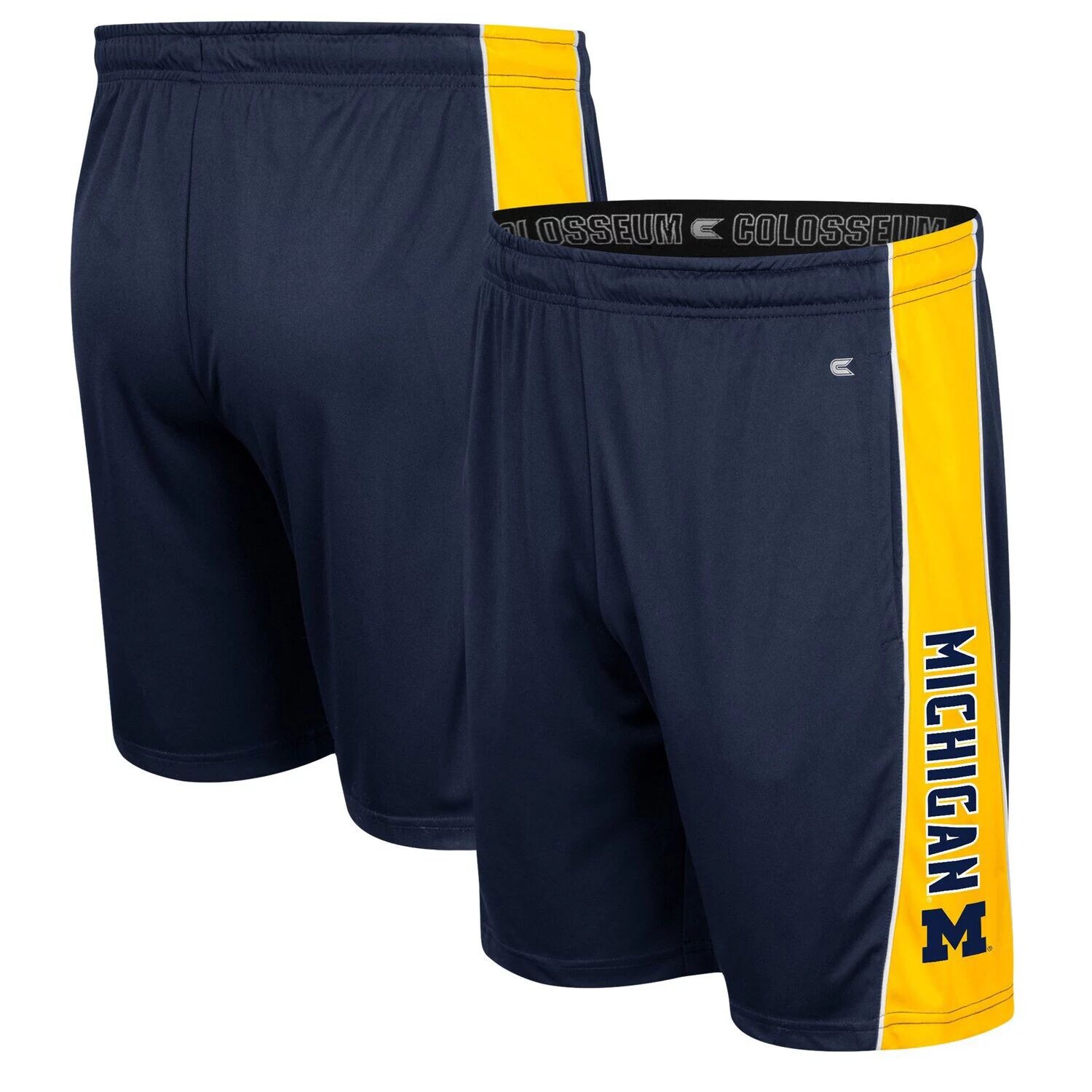 

Мужские темно-синие шорты со вставками Michigan Wolverines Colosseum
