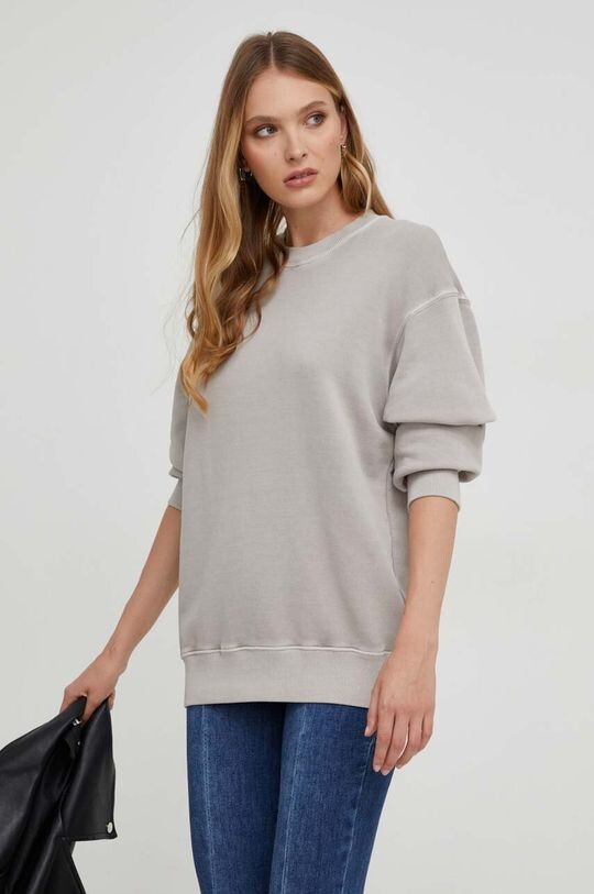 

Толстовка из хлопка Lab Answear Lab, бежевый