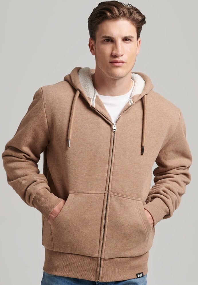 

Толстовка с застежкой-молнией Superdry, Коричневый