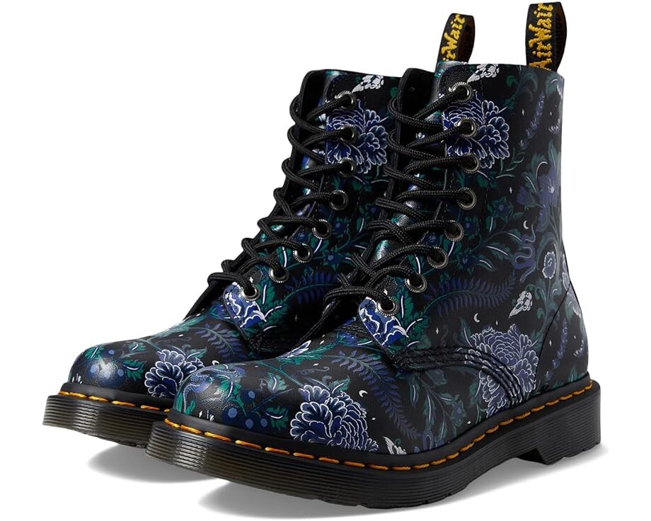 

Ботинки Dr. Martens 1460 Pascal, цвет Black Mystic Garden Floral Backhand