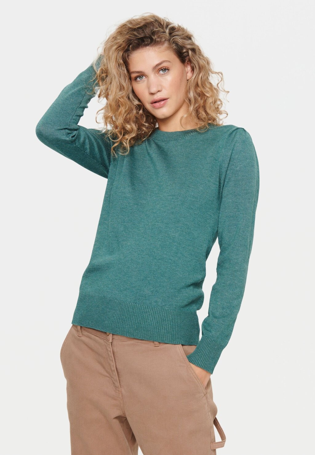 

Свитшот Saint Tropez, цвет sagebrush green melange