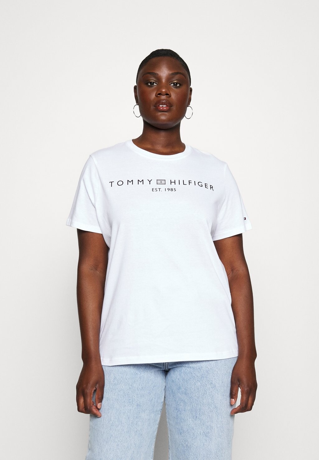 

Футболка с принтом Tommy Hilfiger, белый
