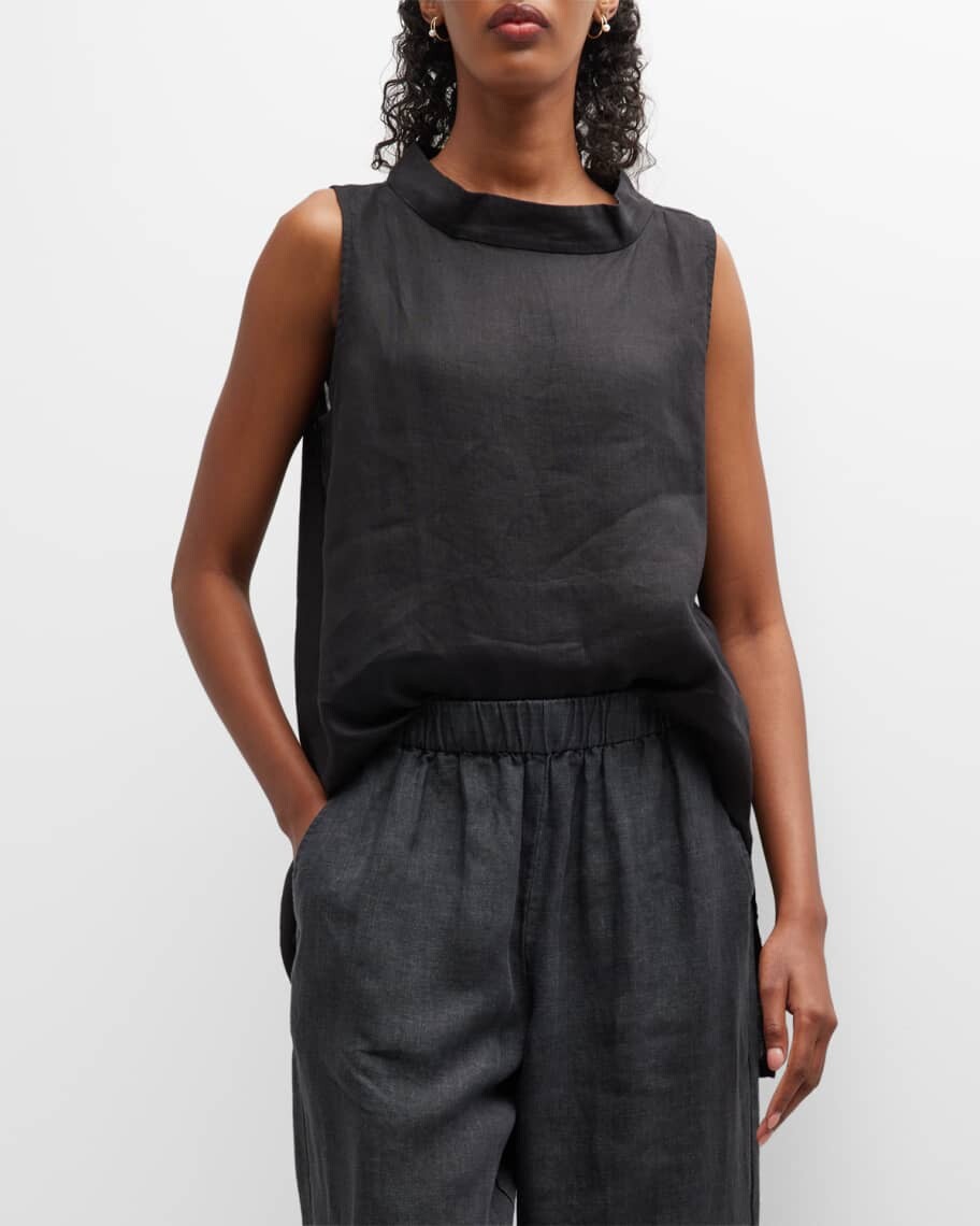 

Легкая льняная туника без рукавов Eileen Fisher