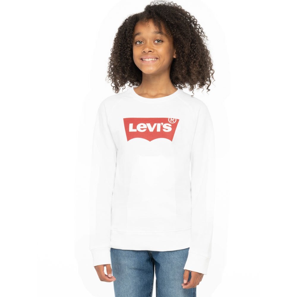 

Толстовка Levi´s Key Item Logo Crew, белый