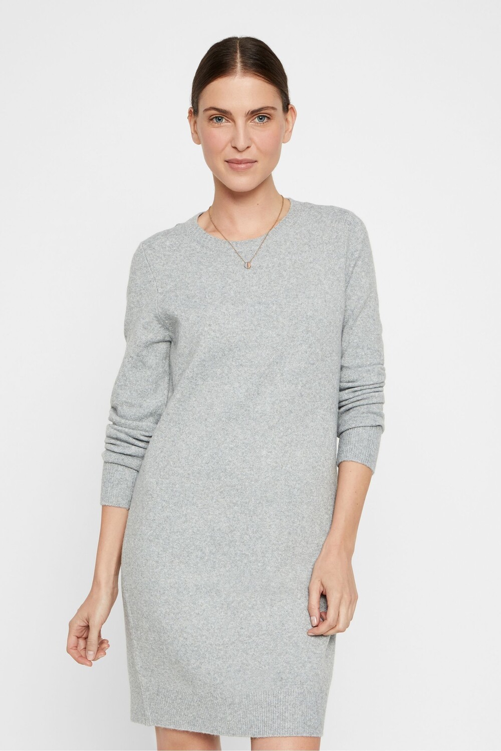 

Теплое платье-свитер Vero Moda с длинными рукавами VERO MODA, серый