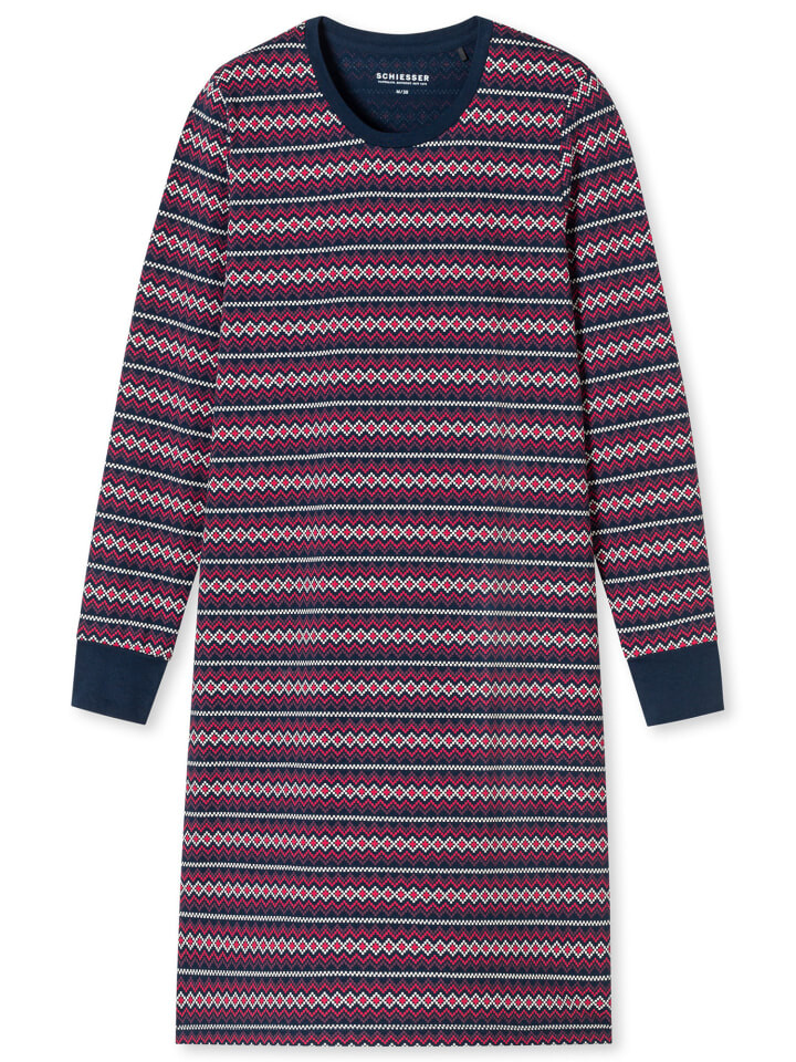 

Ночная рубашка Schiesser Sleepshirt Family, цвет blau, rot