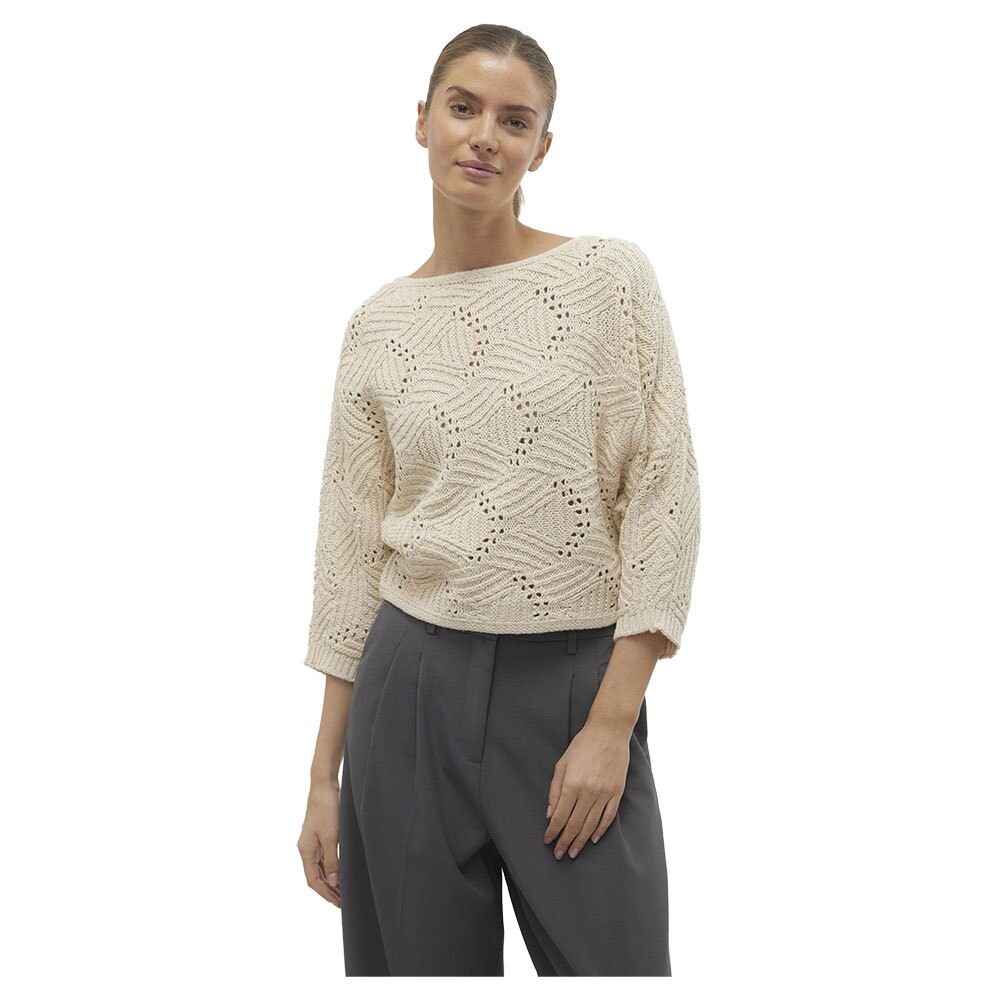 

Свитер Vero Moda Gigi 3/4 Boat Neck, бежевый
