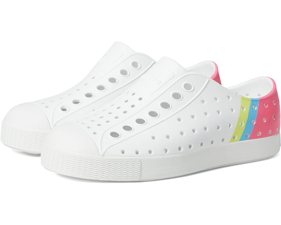 

Кроссовки Native Shoes Jefferson Sugarlite Block, цвет Shell White/Shell White/Dazzle Maria Celery Block