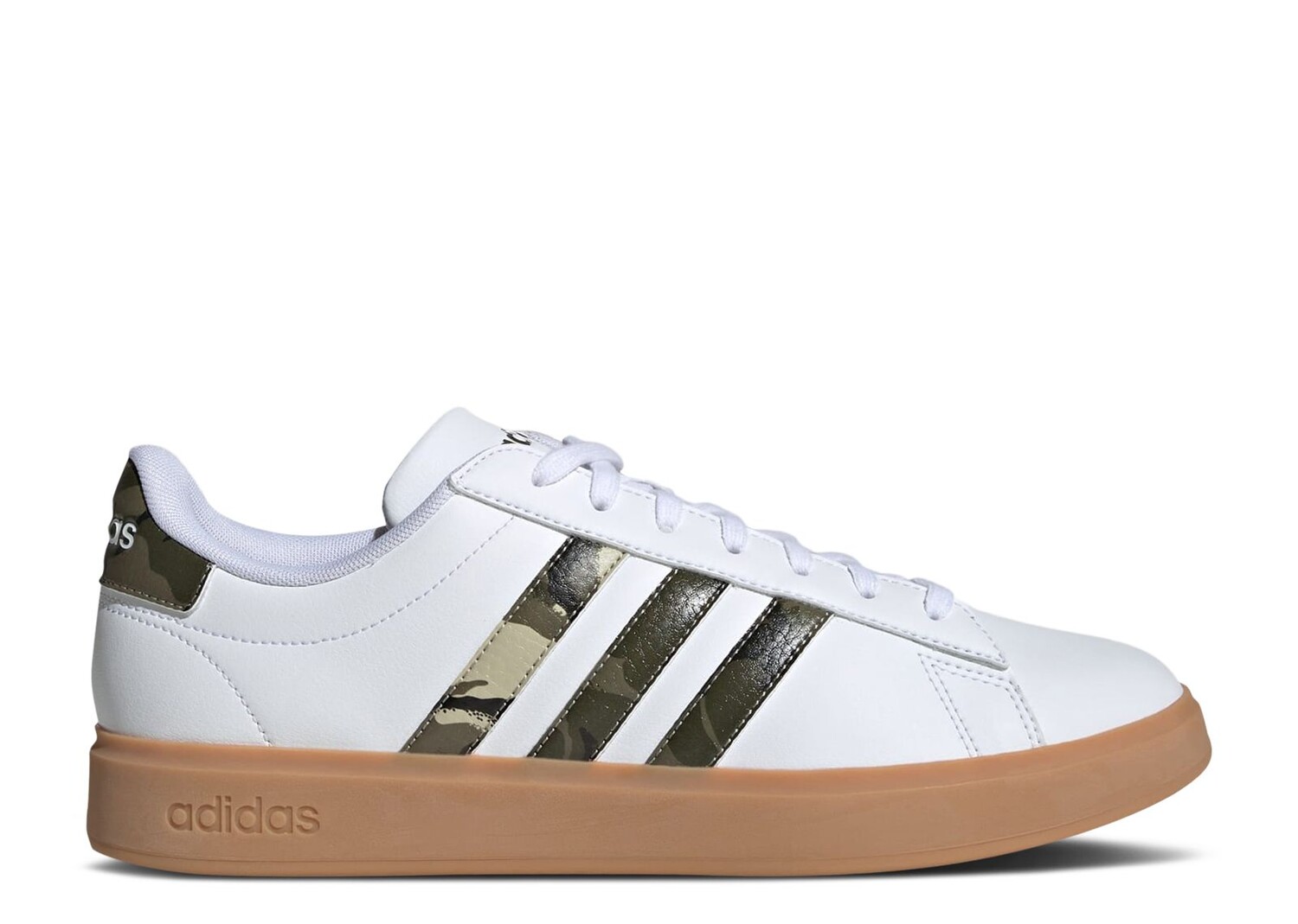 

Кроссовки adidas Grand Court 2.0 'White Camo Gum', белый