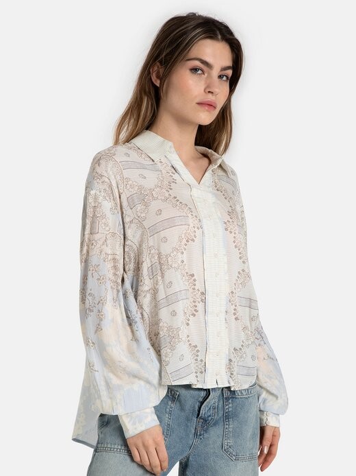 

Блузка-Дева малышка Free People, синий
