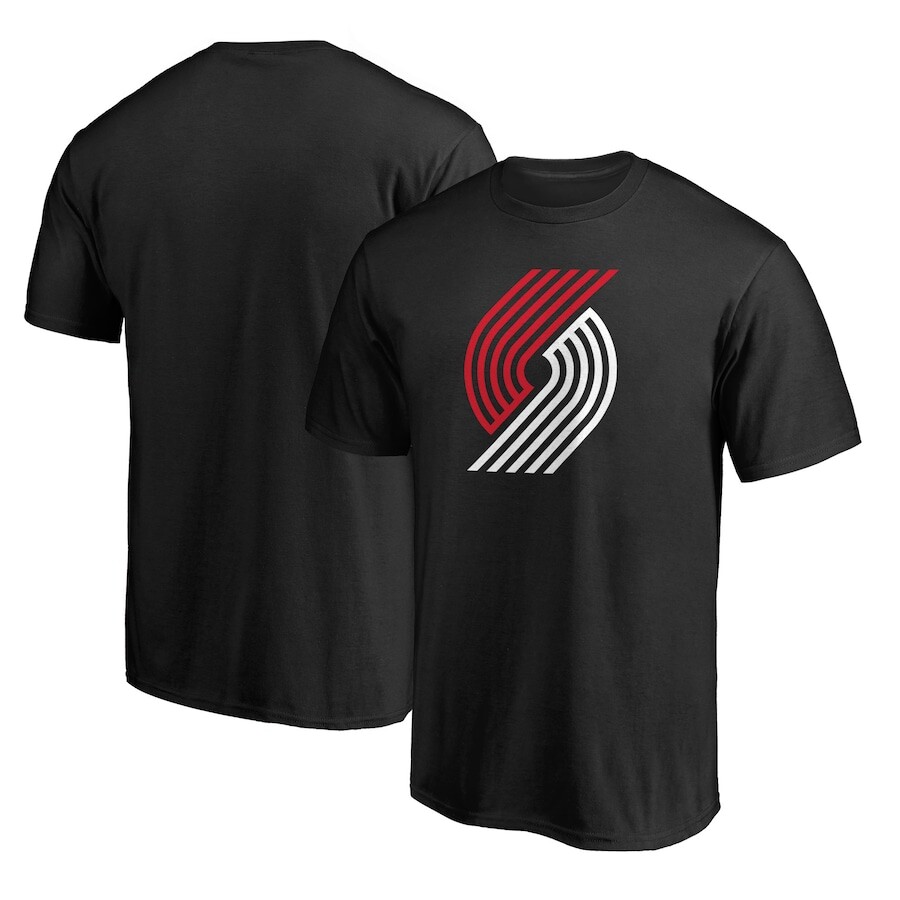 

Футболка с коротким рукавом Fanatics Branded Portland Trail Blazers, черный