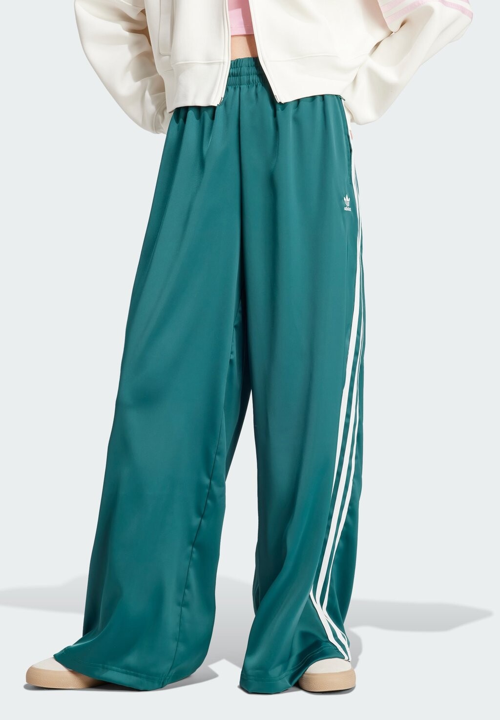 

Брюки FIREBIRD TRACK PANT WIDE LEG adidas Originals, цвет collegiate green