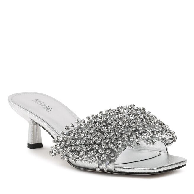 

Шлепанцы MICHAEL Michael Kors AmalKitten Sandal, серебро
