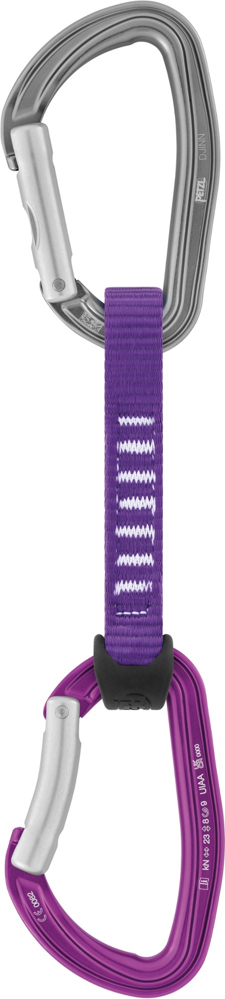 Джинн Аксесс Petzl, фиолетовый оттяжка с карабином petzl djinn axess синий 12cm