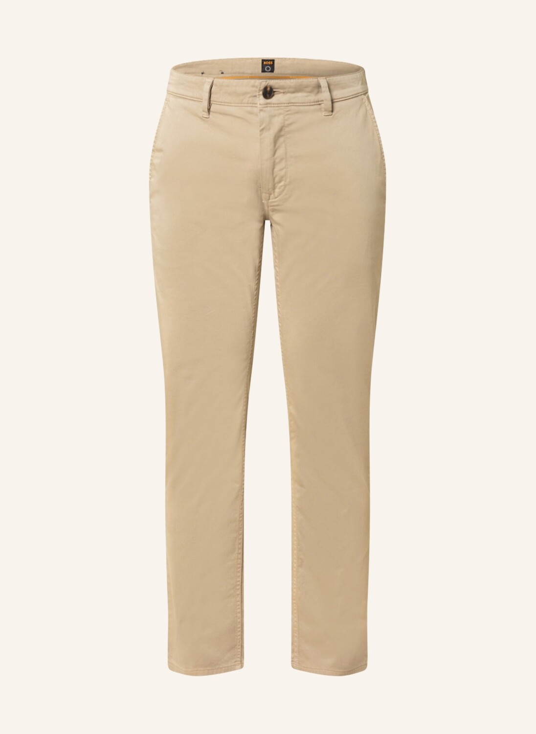 

Брюки чино BOSS Slim Fit, светло-коричневый